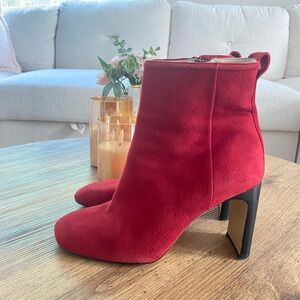 Rag & Bone Red Ankle Boots